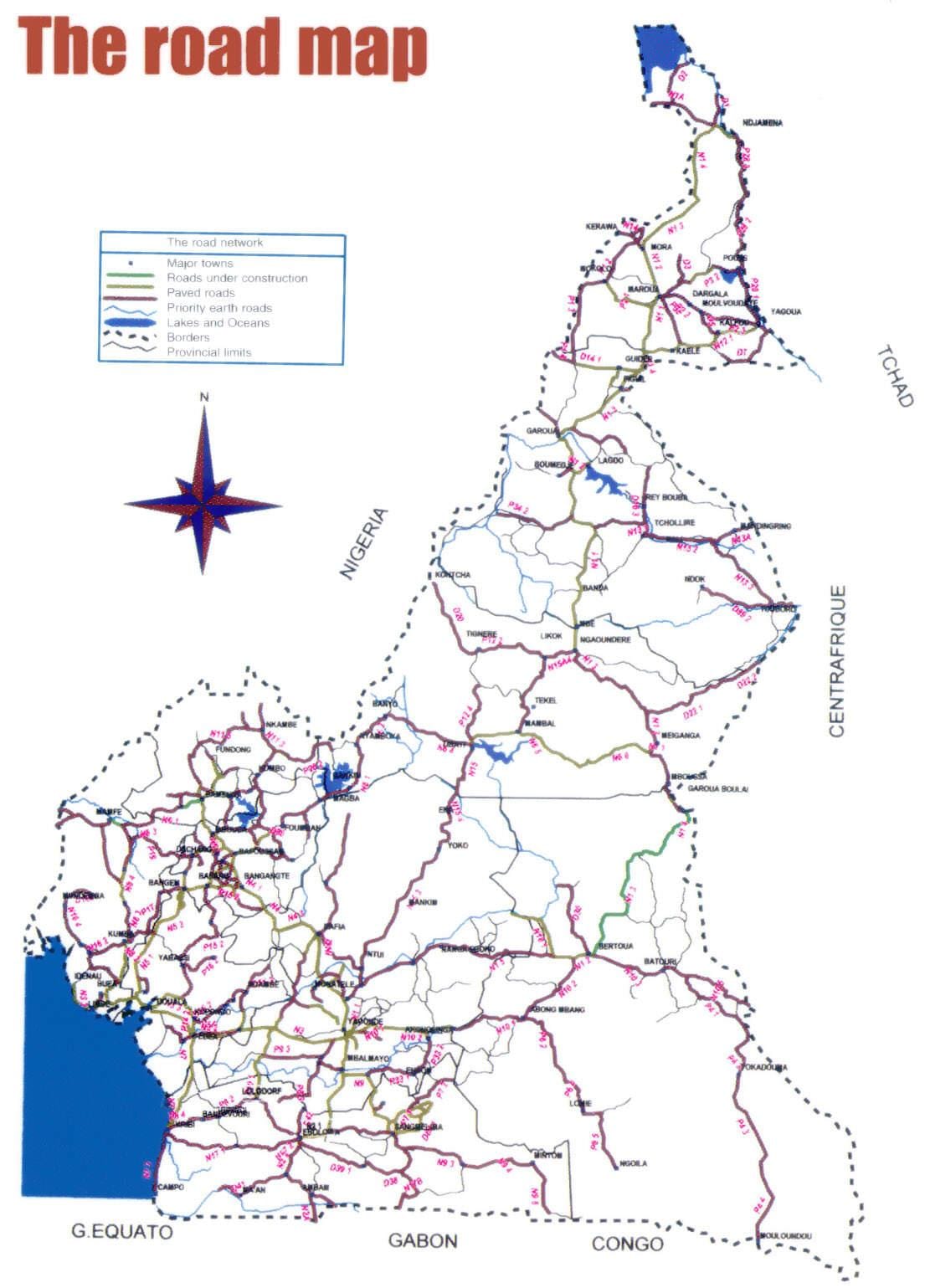 Anzeigen von Kamerun-Straße